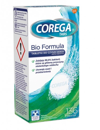 Corega Tabs Bio Formula 136...