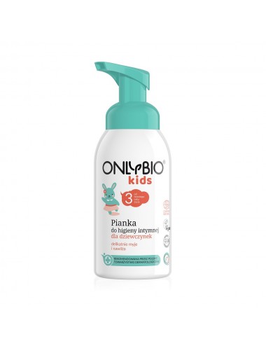 OnlyBio-Kids intimate hygiene foam for girls from 3 years of age