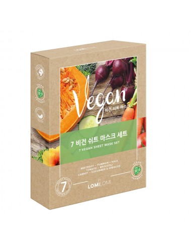 7 Vegan Sheet Mask Set...