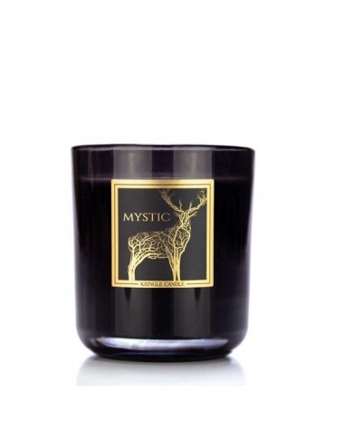 Kringle Candle-Black Line Collection candle with two wicks Mystic 340g