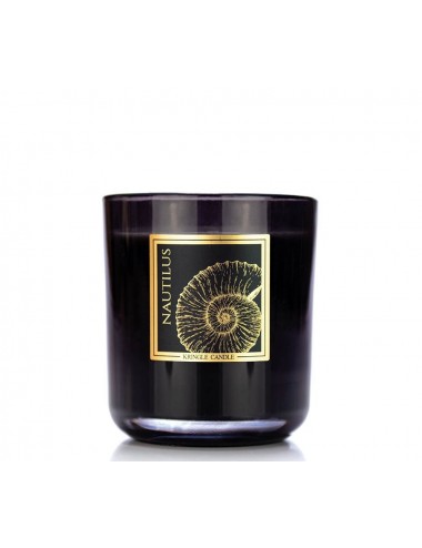 Kringle Candle-Black Line Collection candle with two wicks Nautilus 340g