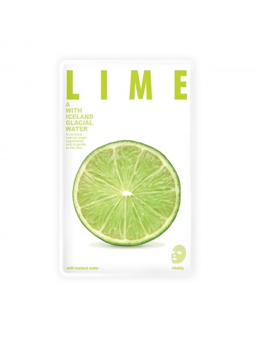 Blue Dot - Lime Mask A With...