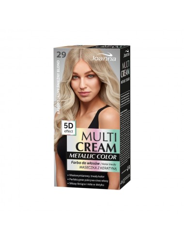 Multi Cream Metallic Color...