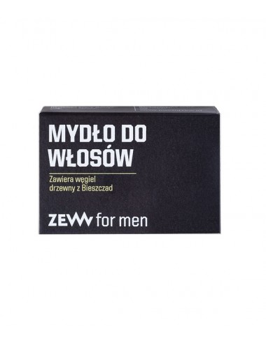 Mydło do włosów z węglem...
