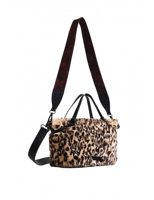 DESIGUAL Borsa Donna Desigual Color Cioccolato Con Borchie 25WAXP34