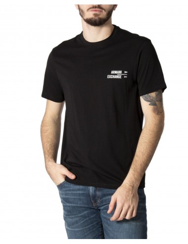 Armani Exchange Men's T-Shirt Logo Print-Black