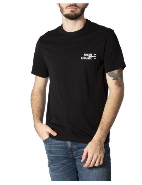 Armani Exchange Men's T-Shirt Logo Print-Black