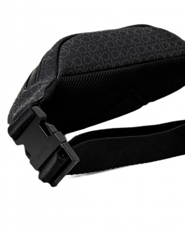 Calvin Klein Men's Monogram-Belt Bag-Black