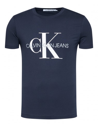 Calvin Klein Jeans Men's Logo Print T-Shirt Blue