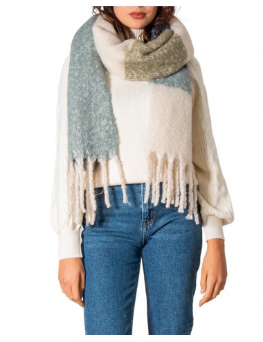 Pieces Women's Scarf-Fringed-Multicolor