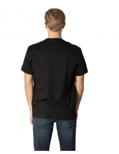 Armani Exchange Men's T-Shirt Logo-Print Black