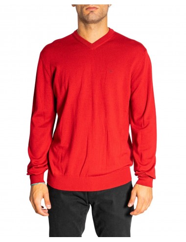 Emporio Armani Men's Knitwear-Red