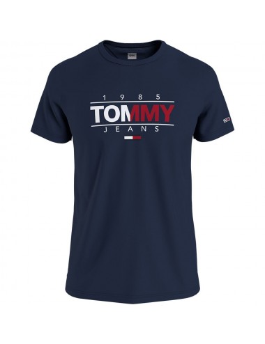 Tommy Hilfiger Jeans Men's Round Neck T-Shirt Blue