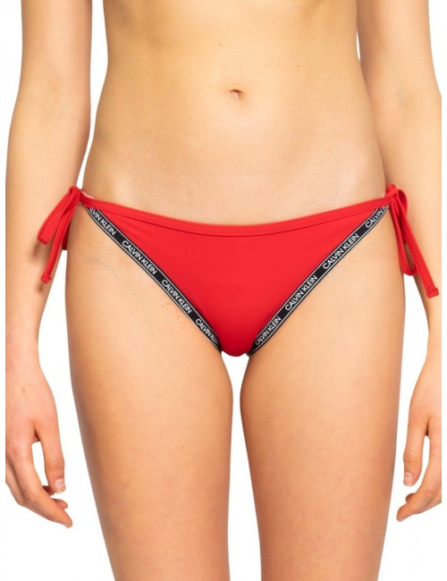 Calvin Klein Underwear Women's-String-Bikini Bottom-Red