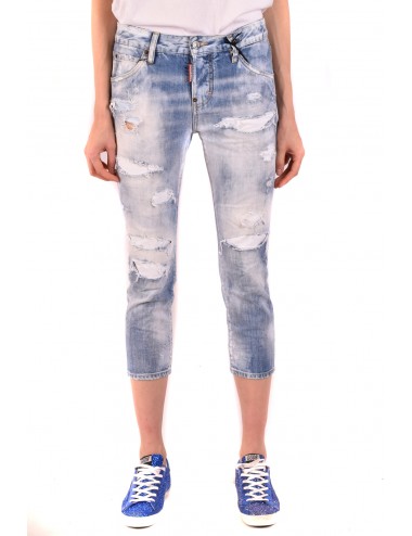 Dsquared Women's Worn Out Jeans Light Blue