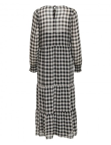 Only Checked-Long Sleeves Dress