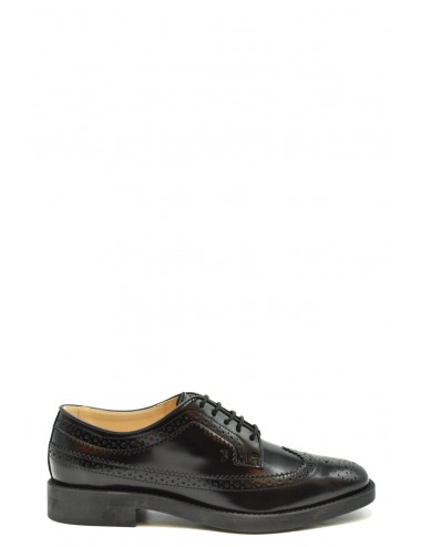 Tod`s Women's-Leather-Lace Ups Shoes-Black