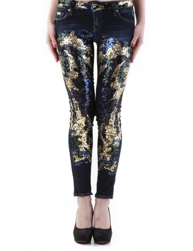 Sexy Woman Jeans Blue