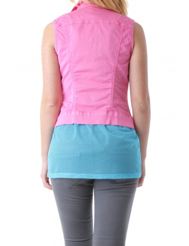 Sexy Woman Vest-Pink