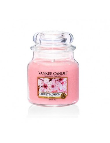 Yankee Candle-Cherry Blossom medium jar scented candle 411g