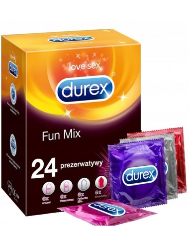 Durex prezerwatywy Fun Mix...