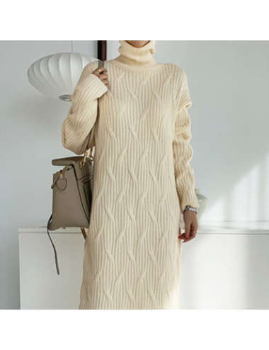 Apricot Thick Loose Knit...