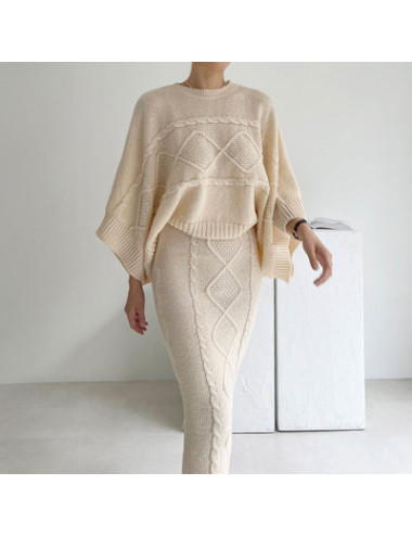Chic Vintage Knitted 2...